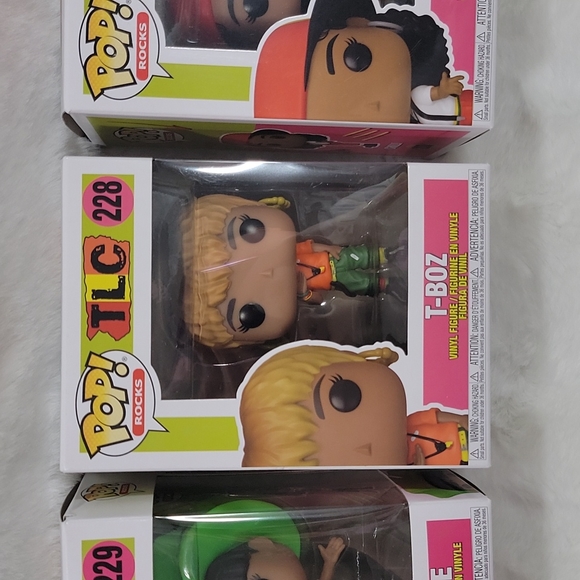 Funko Pop Rocks TLC T-Boz, Left Eye, Chili 228 229 230 - Picture 3 of 6